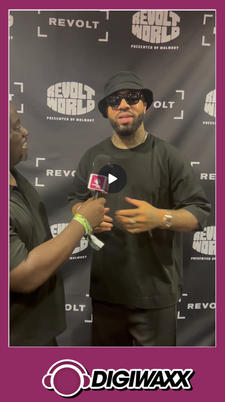 Digiwaxx catches up with Larry June at Revolt World in ATL